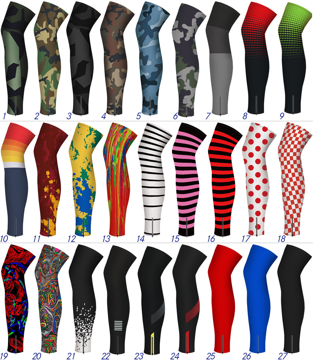 Mountain Biking A Sport - Thermal Fleece Cycling Leg Warmers, MTB