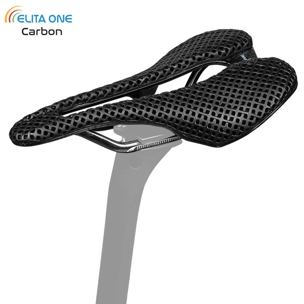 Mtb Saddle Lightweight - Elitaone 3D Printed Carbon Saddle 245x145mm