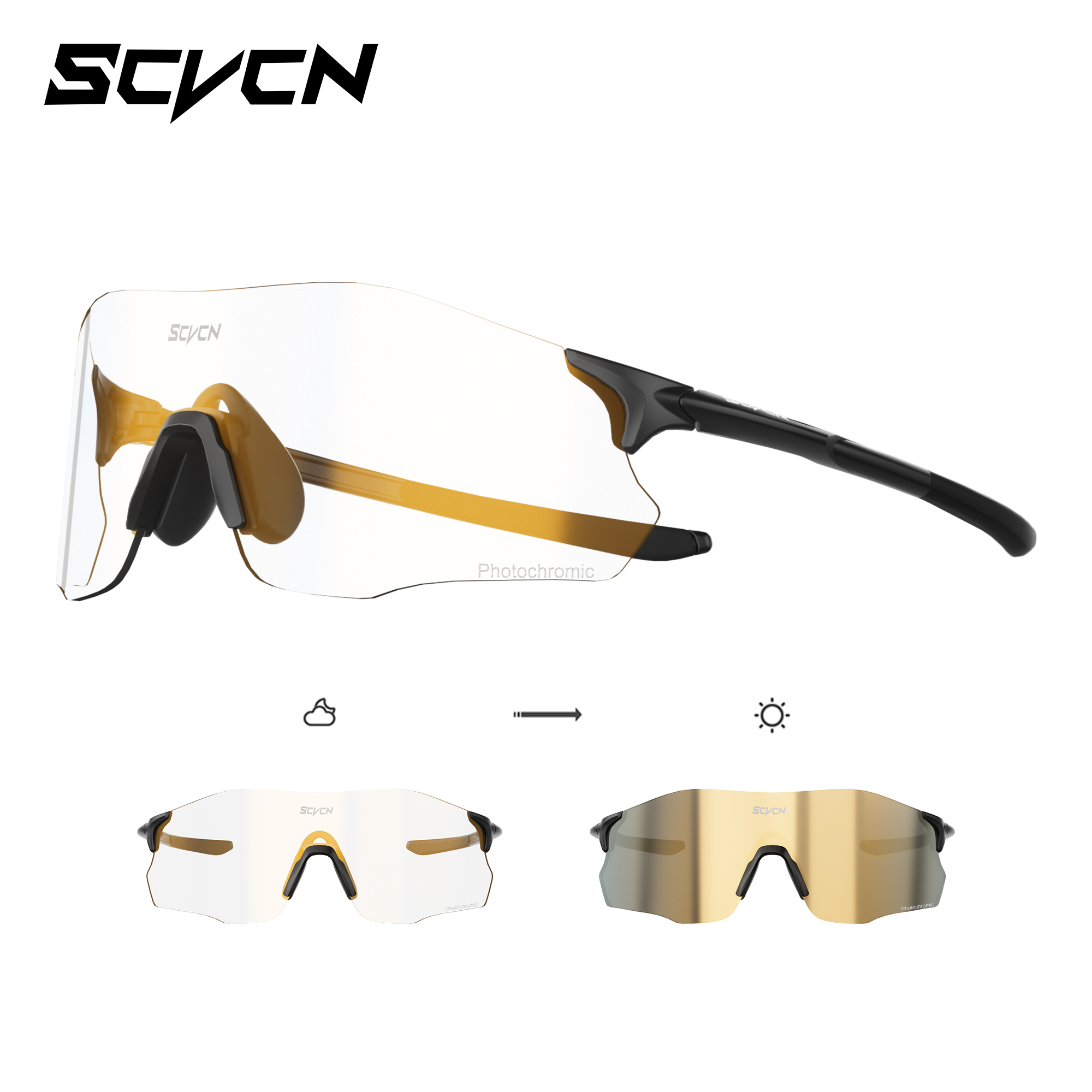 SCVCN Photochromic Rimless Sun - Mountain Biking A Sport ulasan dan harga
