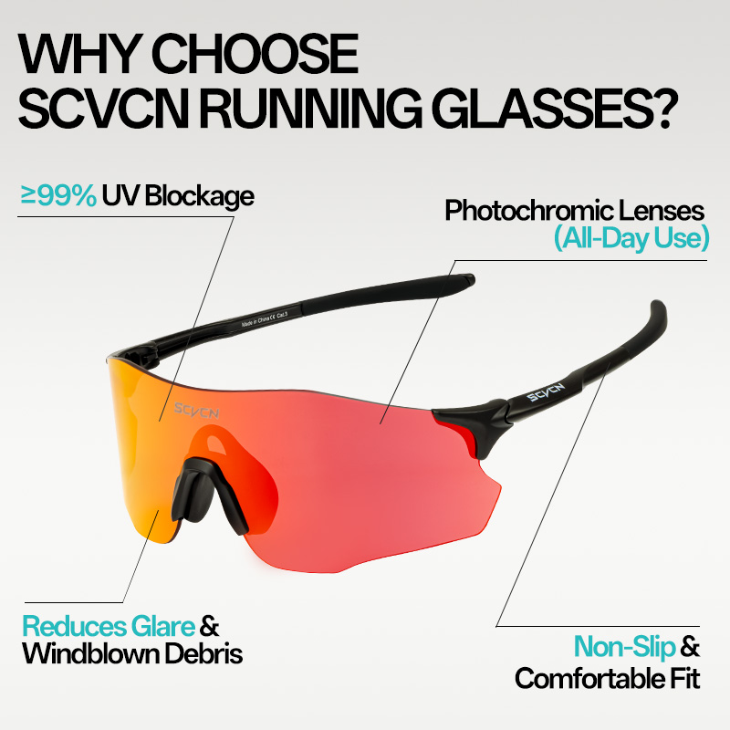 SCVCN Photochromic Rimless Sun - Mountain Biking A Sport ulasan dan harga