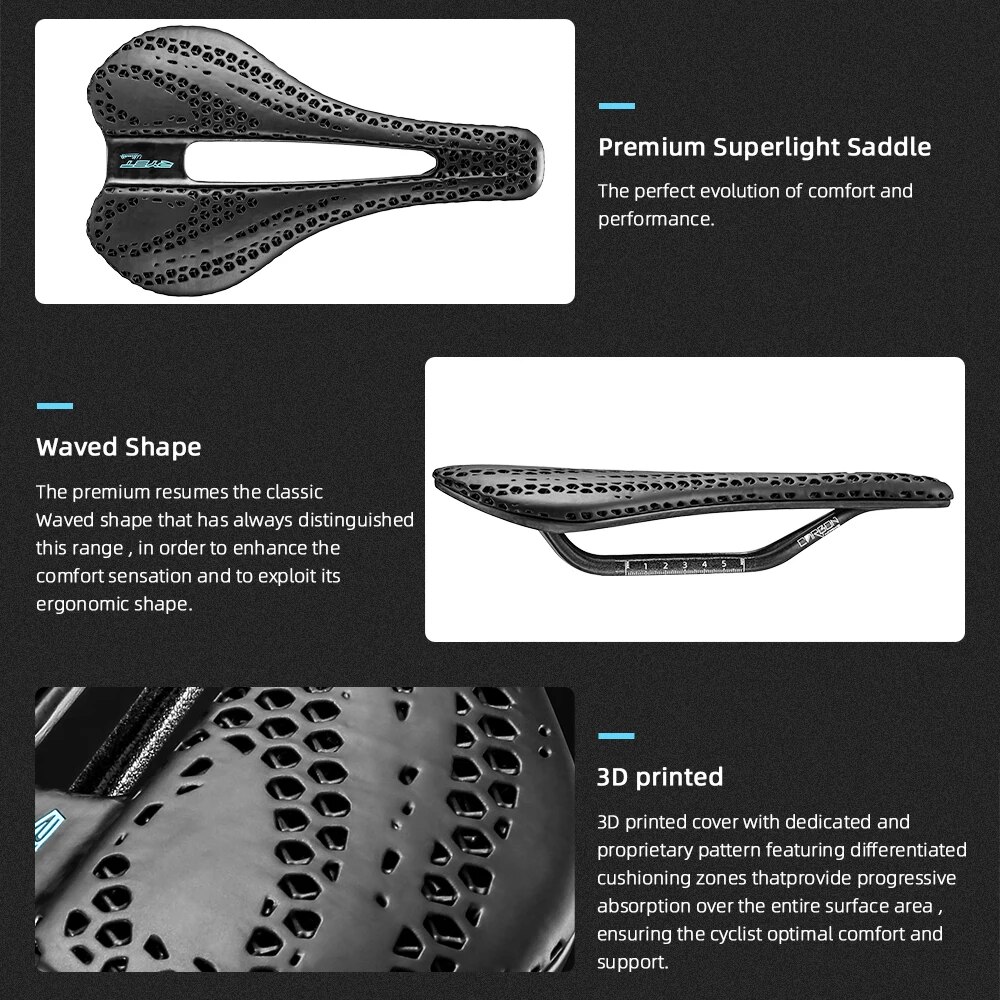 RYET Carbon 3D Printed Saddle  - Mtb Saddle Lightweight ulasan dan harga