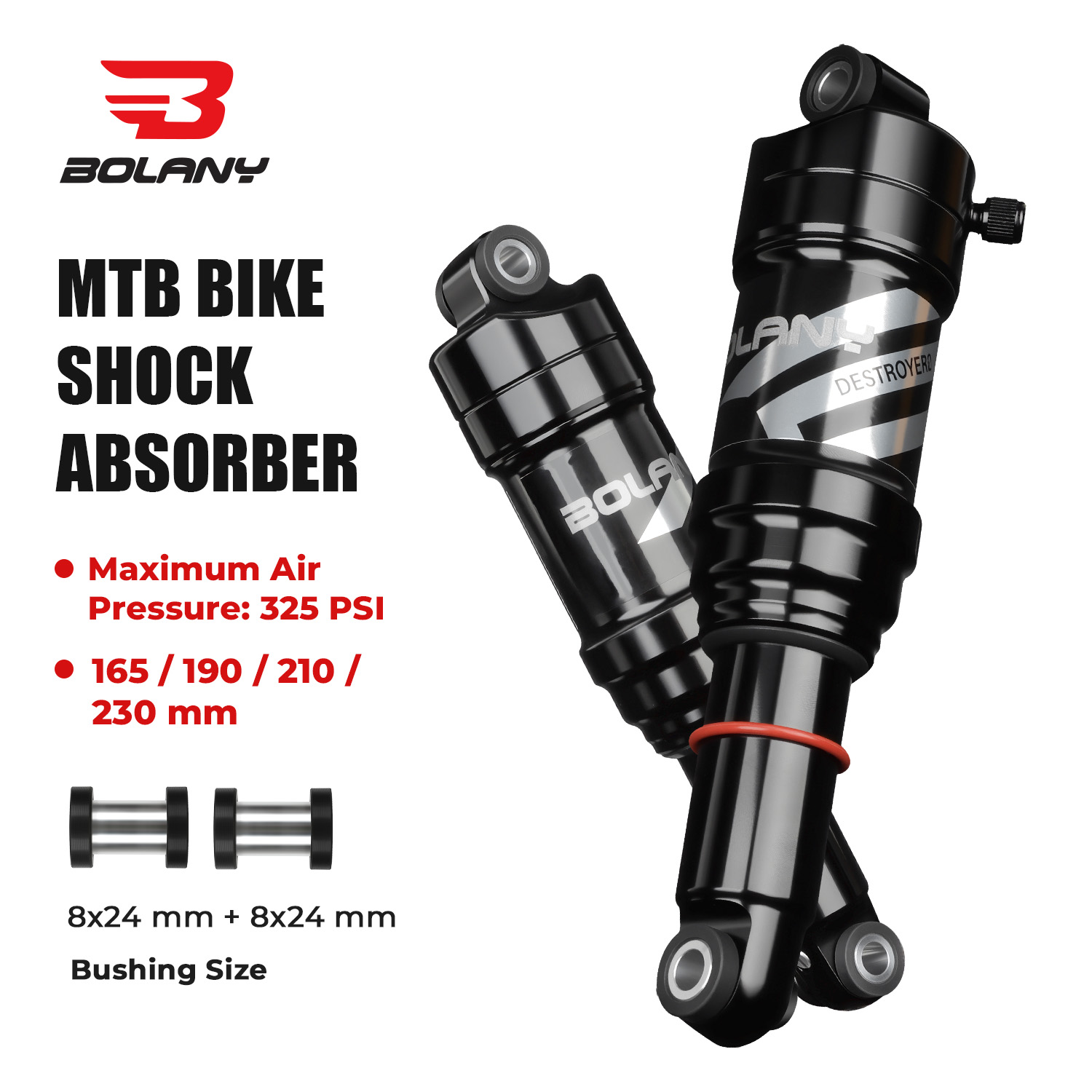 BOLANY Mountain Bike Air Rear  - Mountain Biking Jumps ulasan dan harga