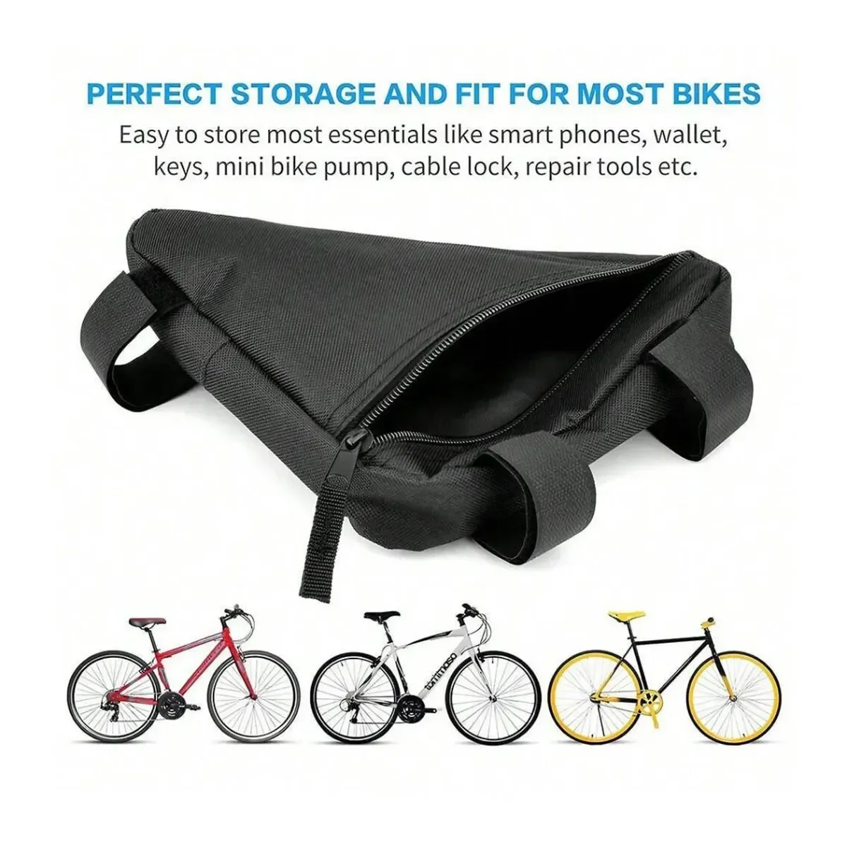 Mountain Bike Bag Triangle Bag - Mountain Biking Oxford ulasan dan harga