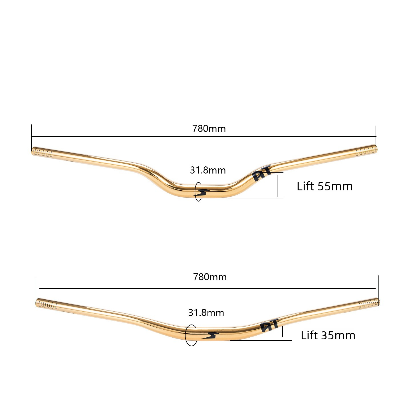 SEMYT MTB Riser Handlebar 31.8 - Mountain Biking Jumps ulasan dan harga