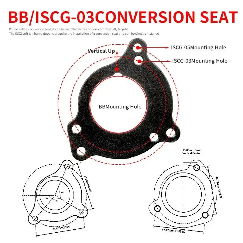 TANKE Bicycle Chain Guide ISCG - Chain Guide Iscg ulasan dan harga
