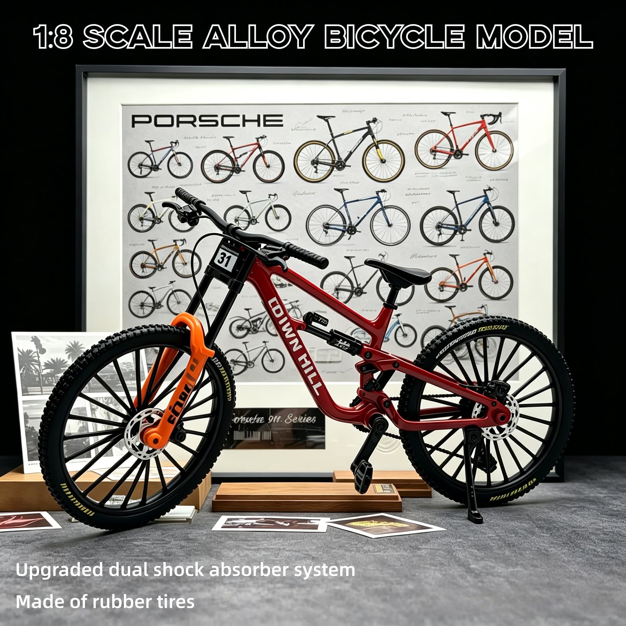 1:8Scale Alloy Downhill Mounta - Mountain Biking Overalls ulasan dan harga