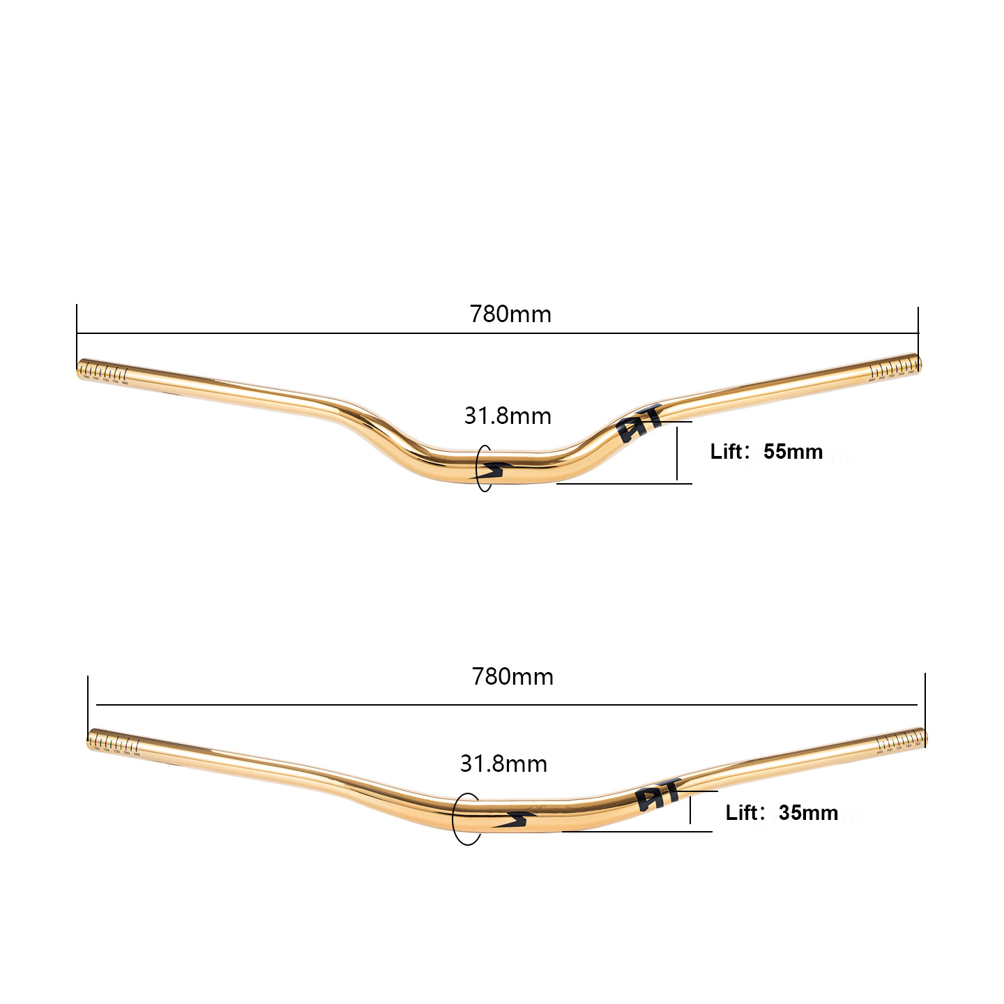 Aluminum Alloy Bicycle Handleb - Mountain Biking Jumps ulasan dan harga