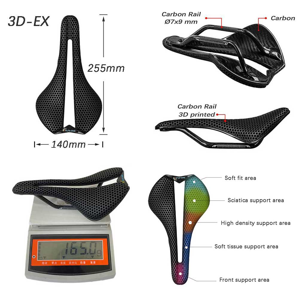 Elitaone 3D Printing Saddle 24 - Mtb Saddle Lightweight ulasan dan harga