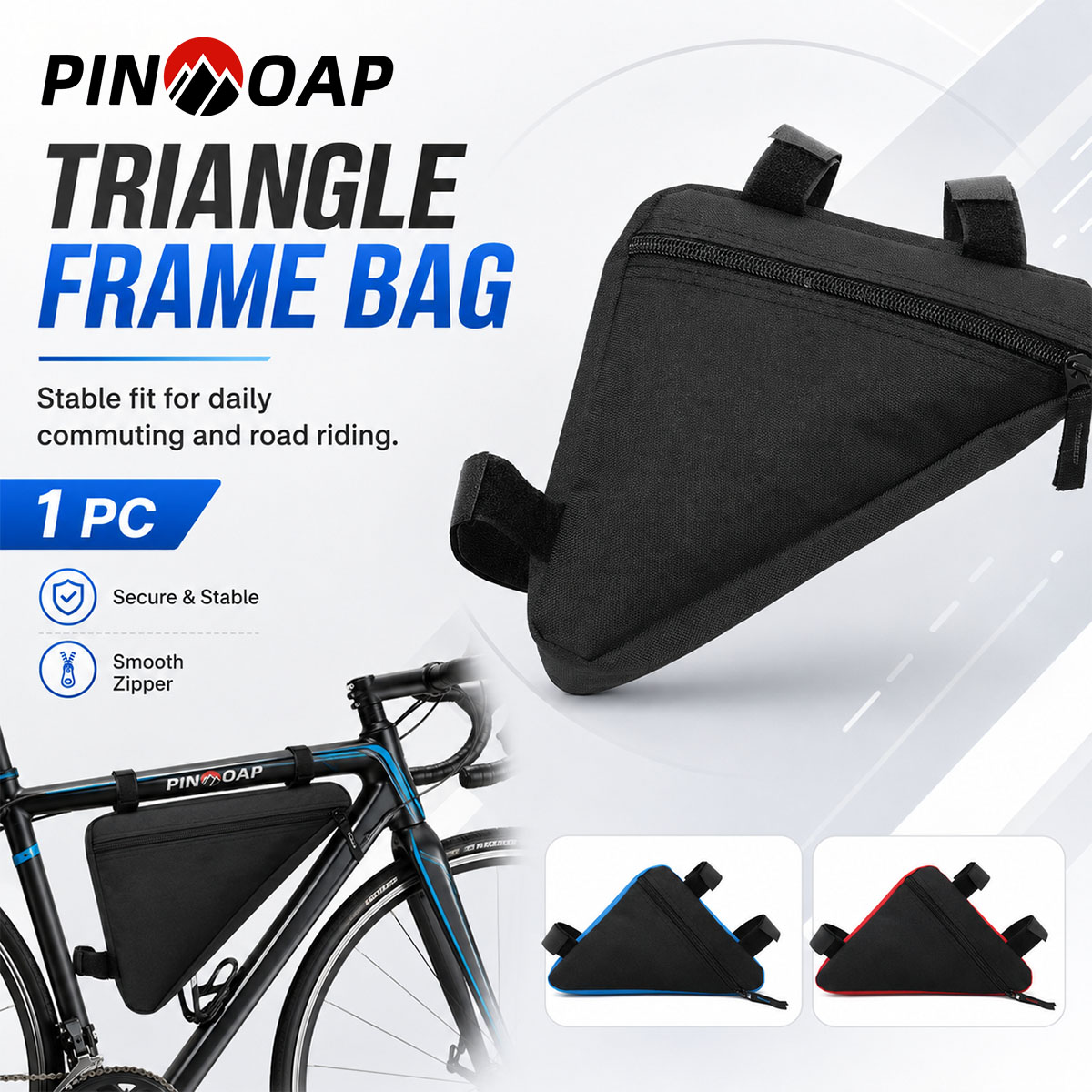 PINMOAP Bicycle Triangle Bag W - Mountain Biking Oxford ulasan dan harga